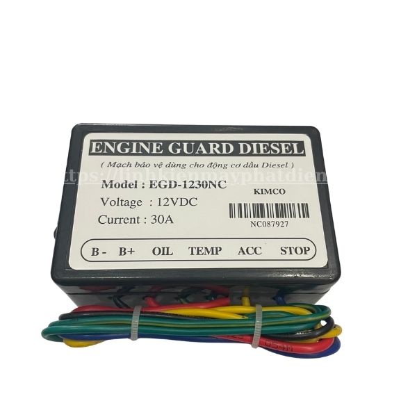 Mạch bảo vệ Bảo vệ động cơ NC12V/30A – Engineguard Diesel