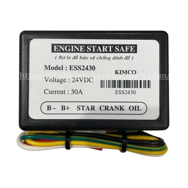 Bảo vệ dính đề động cơ O24V/30A – EngineStart Safe