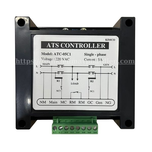 Mạch ATS Controller 1 Pha – GenAutoSwitch SinglePhase
